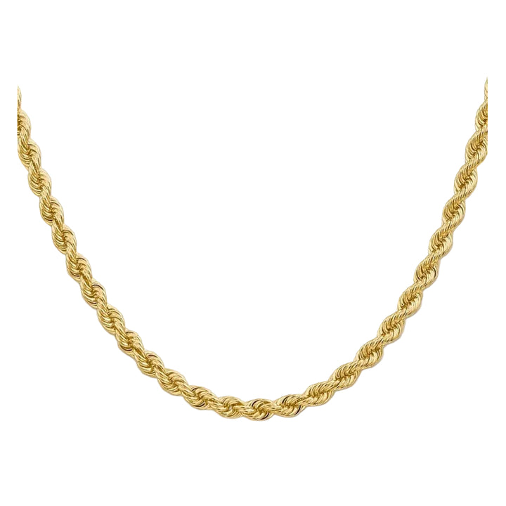18K Yellow Gold Rope Chain 24"