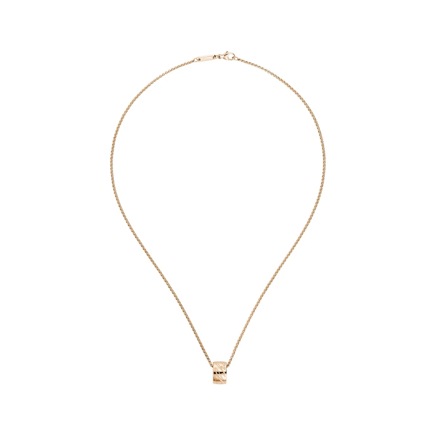 Chopard Chopardissimo Rose Gold Pendant Necklace 18k ,17" , Reference: 796580-5001 6166848, Resale