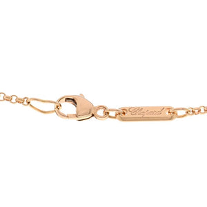 Chopard Chopardissimo Rose Gold Pendant Necklace 18k ,17