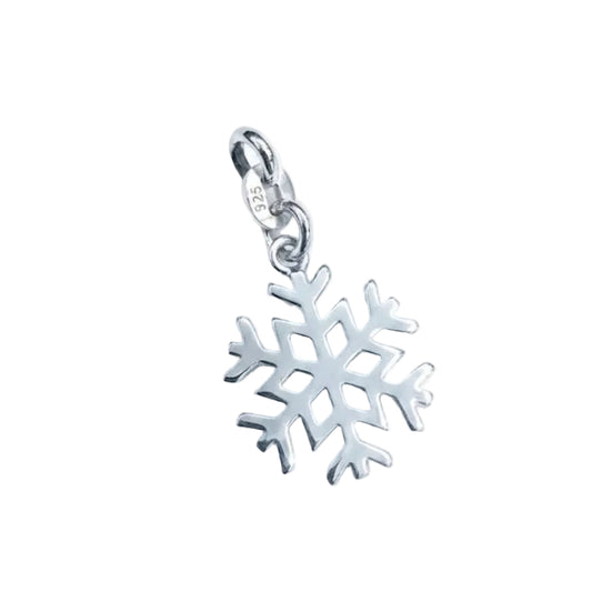 925 Sterling Silver Snowflake Pendant