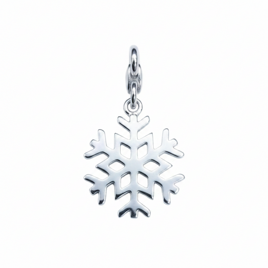 925 Sterling Silver Snowflake Pendant