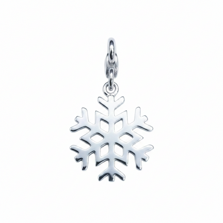 925 Sterling Silver Snowflake Pendant