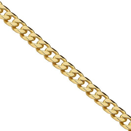 Yellow Gold Curb Chain, 18k, 9.17gr