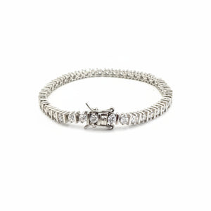 925 Sterling Silver Cubic Zirconia Tennis Bracelet
