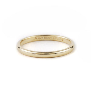 Yellow Gold Band Tiffany & Co, 18k - Resale